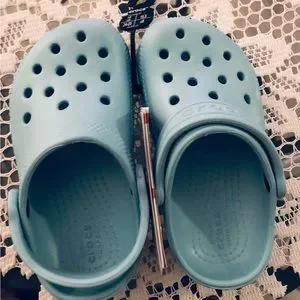 CROCS Shoes Crocs Kids Classic Glow Blue Size C8 Poshmark